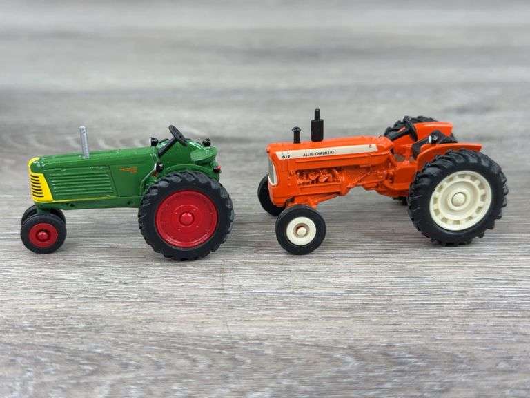 AGCO Historical Four Piece Collection-Oliver 88 NF, Allis Chalmers D-19 WF, Minneapolis-Moline 5-Star NF & Massey-Harris 555 WF, 1/64, Ertl Collectibles