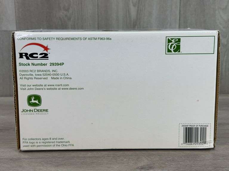 John Deere 4010 WF, 1/16, 2003 OH FFA, Ertl Collectibles