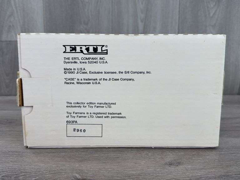 Case 800 Diesel WF, 1/16, 1990 NFTS, Toy Farmer