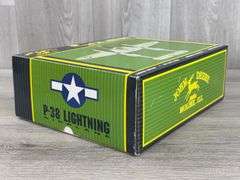John Deere P-38 Lightening Vintage Airplane, 7 1/2”