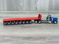 Peterbilt Truck-DCP W/Custom Flat Bed Trailer, 1/64