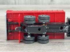 Ford F750 Grain Truck W/Pup, 1/64, Ertl, Cab Not Attached To Frame, Extra Tarps