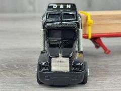 Kenworth T600A Day & Night Truck-Ertl W/ Custom Lumber Trailer W/Pup, 1/64