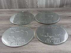 John Deere 80 Diesel, B, H & GP Metal Signs, 12”