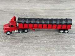 WhiteGMC Truck W/Grain Trailer, 1/64, Custom