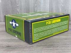John Deere P-38 Lightening Vintage Airplane, 7 1/2”