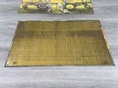 2 John Deere & IH Farmall Metal Signs, 17”x12 1/2”