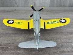 John Deere F4U-4 Corsair Airplane Bank, 8 1/2”