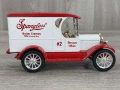 1923 Chevy 1/2 Ton Spangler’s Butter Cremes Truck Bank, 1/25, Ertl, Limited Edition, Missing Key
