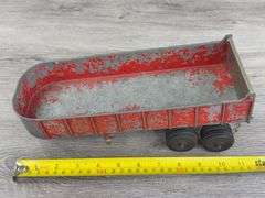 Hubley Kiddie Toy Dump Trailer, 11”