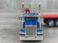 Peterbilt Truck-DCP W/Custom Flat Bed Trailer, 1/64
