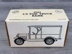 1923 Chevy 1/2 Ton Spangler’s Butter Cremes Truck Bank, 1/25, Ertl, Limited Edition, Missing Key