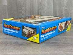 Farm Country Hog Confinement Set 79 Pieces,  Ertl, Unsure If Complete