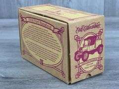 1918 Ford Model T Runabout Bank, The Dyersville Historical Society, 3rd Edition, 1 Of 408, 5 1/2”, Ertl Collectibles, Missing Key
