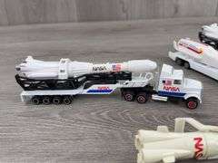 NASA Trucks & Trailers, 1/60 & 1/64, Matchbox, Majorette & Hot Wheels