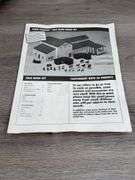 Farm Country Sale Barn Set 95 Pieces,  Ertl, Missing Pieces, Not Complete