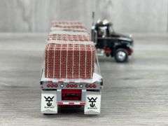 Mack Truck W/Flatbed Trailer,  1/64, Truck First Gear, Trailer Midwest Replicas