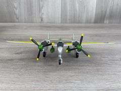 John Deere P-38 Lightening Vintage Airplane, 7 1/2”