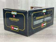 1957 Chevrolet Corvette, 1/18, Burago, Plastic Not Attached To Box