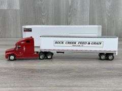Freightliner C120 Rock Creek Feed & Grain Truck & Trailer, 1/64, SpecCast, Limited Edition
