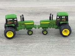 9 John Deere Tractors, 1/64, Ertl & Custom