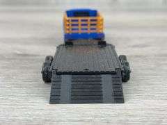 Ford F350 Pickup W/Trailer, GMC Flatbed Truck W/Livestock Trailer, 1/64, Trucks & Flatbed Trailer Ertl, Trailer Custom, Flatbed Pickup Frame Loose