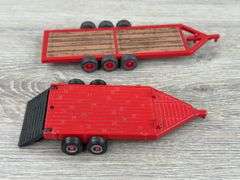 Flatbed & 5th Wheel Trailers, 1/64, Ertl, Toy Farmer & Custom