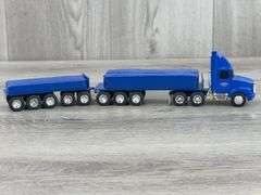 WhiteGMC Plainfield Trucking Truck-Ertl W/Custom Trailer W/Pup, 1/64