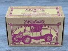 1918 Ford Model T Runabout Bank, The Dyersville Historical Society, 3rd Edition, 1 Of 408, 5 1/2”, Ertl Collectibles, Missing Key