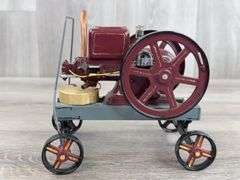 Custom Painted Vintage Gasoline Engine, 1/6