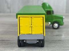 2 WhiteGMC Trucks W/Grain Trailers, 1/64, Custom