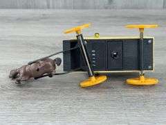 1989 North Dakota Centennial Horse Drawn Bank, 7”, Ertl, Missing Key