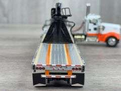 DCP Kenworth Truck W/Crane Trailer, 1/64, Custom Trailer