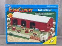 Farm Country Beef Cattle Set, 65 Pieces, Ertl Unsure If Complete