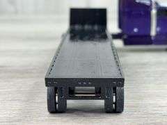 Peterbilt 377A/E Truck-Ertl W/Penjoy Flatbed Trailer, 1/64