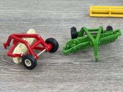 6 Hay Rakes-4 John Deere, 1 New Holland, 1/64, Some Ertl