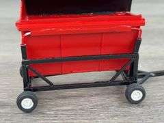 Red/Black Forage Wagon, 1/64, Custom