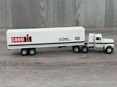J I Case Truck W/Case IH J I Case A Tenneco Company Trailer,  1/64, Ertl