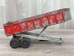 Hubley Kiddie Toy Dump Trailer, 11”