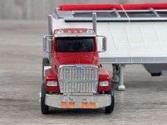 Winross Truck W/Ertl Bottom Dump Trailer, 1/64