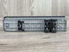 2 WhiteGMC Trucks W/Grain Trailers, 1/64, Custom