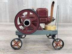 Custom Painted Vintage Gasoline Engine, 1/6