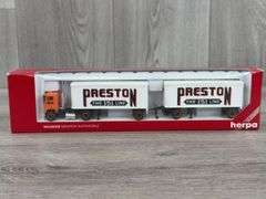 Preston The 151 Line Truck W/2 Trailers, HO/1:87, Wagener, Promotex, Herpa