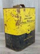 John Deere Type 303 Special Purpose 2 Gallon Oil Container, Empty