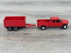 4 Trucks & Trailers, 1/64, Ertl, Standi Toys & Custom