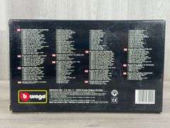 1957 Chevrolet Corvette, 1/18, Burago, Plastic Not Attached To Box