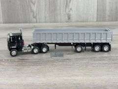 International Transtar Truck W/Dump Trailer, 1/64, Custom Trailer, Front Panel Not Attached