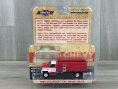 2- 1984 Chevrolet C65 Grain Trucks, 1/64, Greenlight, Limited Edition, B&B Farm Toys