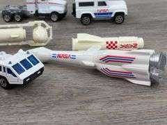 NASA Trucks & Trailers, 1/60 & 1/64, Matchbox, Majorette & Hot Wheels