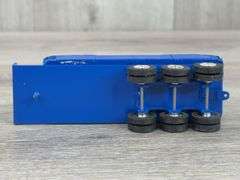 WhiteGMC Plainfield Trucking Truck-Ertl W/Custom Trailer W/Pup, 1/64